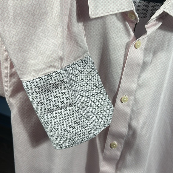 Ted Baker Men's Light Pink Dress Shirt - Picture 3 of 5